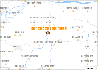 map of Moncucco Torinese