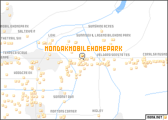 map of MonDak Mobile Home Park