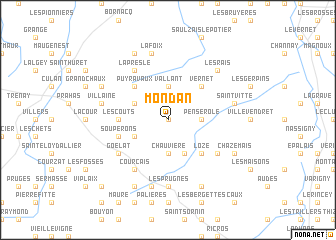 map of Mondan