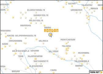 map of Mondān