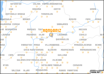 map of Mondariz