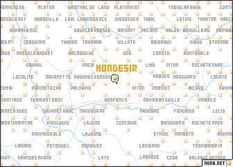 map of Mondésir