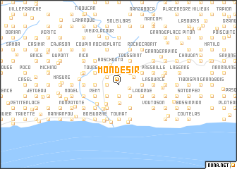 map of Mondésir