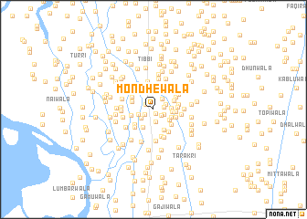 map of Mondhewāla