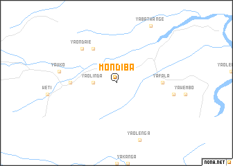 map of Mondiba