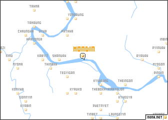 map of Mondin