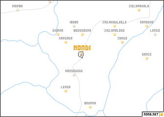 map of Mondi