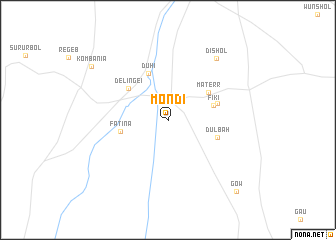 map of Mondi