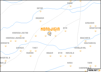 map of Mondjigin