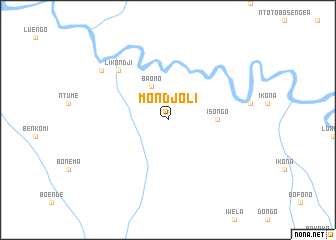 map of Mondjoli