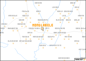 map of Mondlabélé