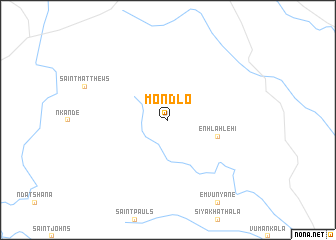 map of Mondlo