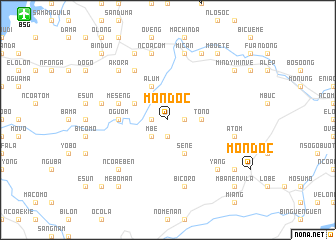 map of Mondoc