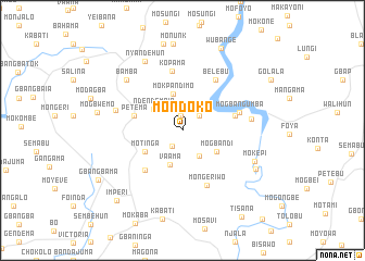 map of Mondoko