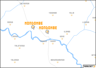 map of Mondombe