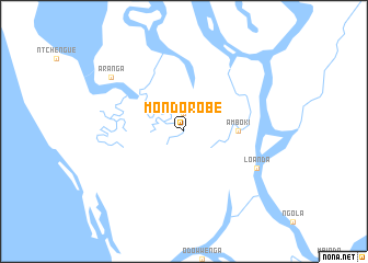 map of Mondorobé
