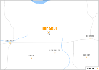 map of Mondovi