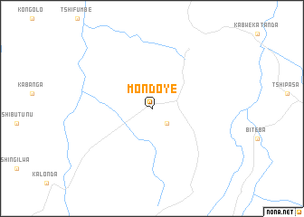 map of Mondoye