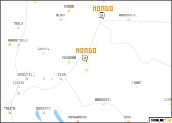map of Mondo