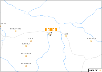 map of Mondo