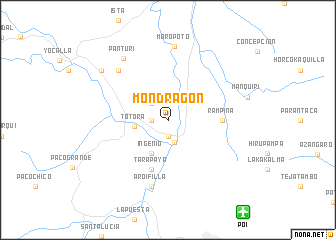 map of Mondragón