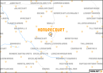 map of Mondrecourt