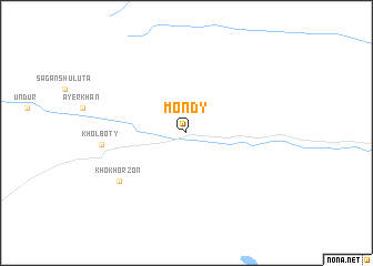 map of Mondy