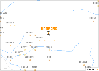 map of Moneasa