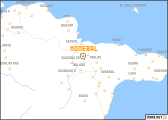 map of Monebal