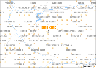 map of Mönekind