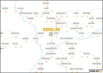 map of Monélam