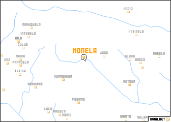 map of Monela