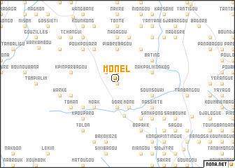 map of Monél