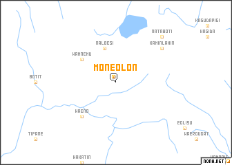 map of Moneolon