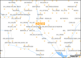 map of Moneo