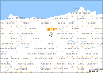 map of Mones