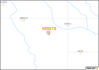 map of Moneta