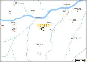 map of Moneta