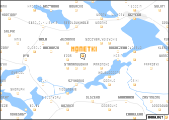 map of Monetki