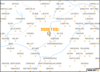 map of Monetroi