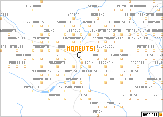 map of Monevtsi