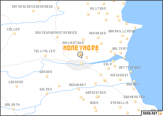 map of Moneymore