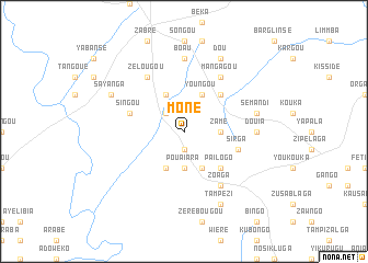 map of Moné