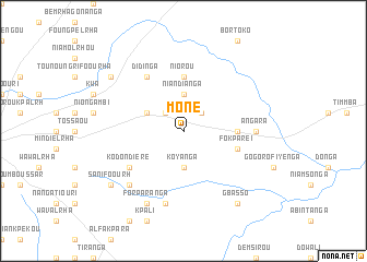 map of Moné