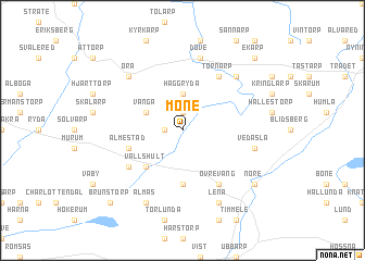 map of Möne