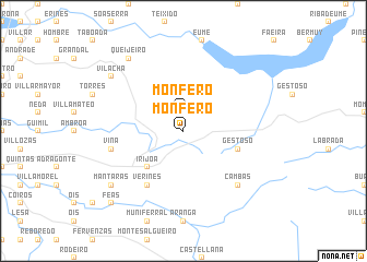 map of Monfero