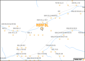 map of Monfol