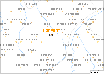 map of Monfort