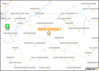 map of Monfourmay