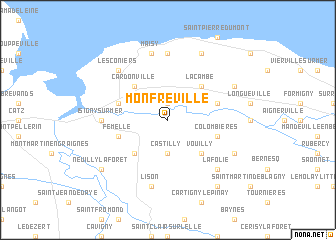 map of Monfréville